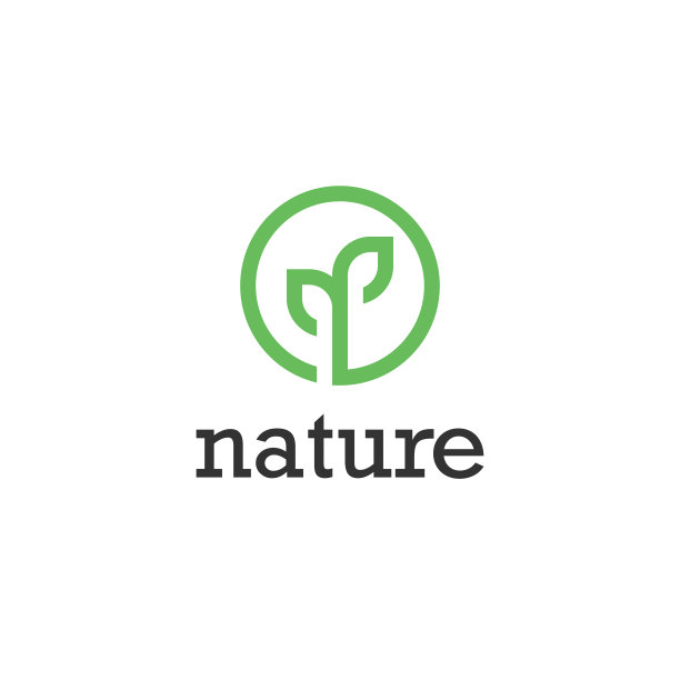 植物自然符号网络图标标志模板设计图片下载