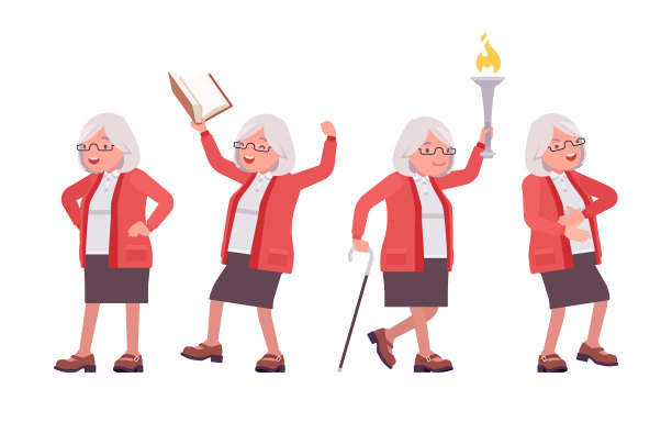 老教师，情绪积极，女教授，大学学校导师图片下载