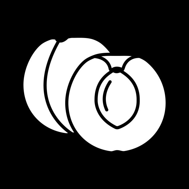 桃色暗色模式字形图标图片下载