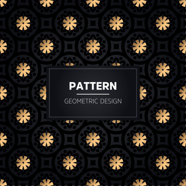 曼陀罗黄金无缝花纹豪华图片下载