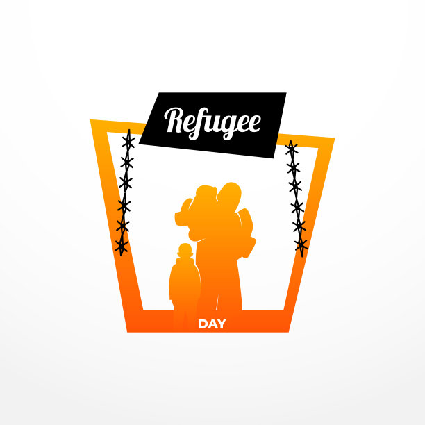 世界难民日背景设计图片下载