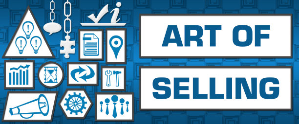 出售蓝色框架符号的艺术墙文本图片下载