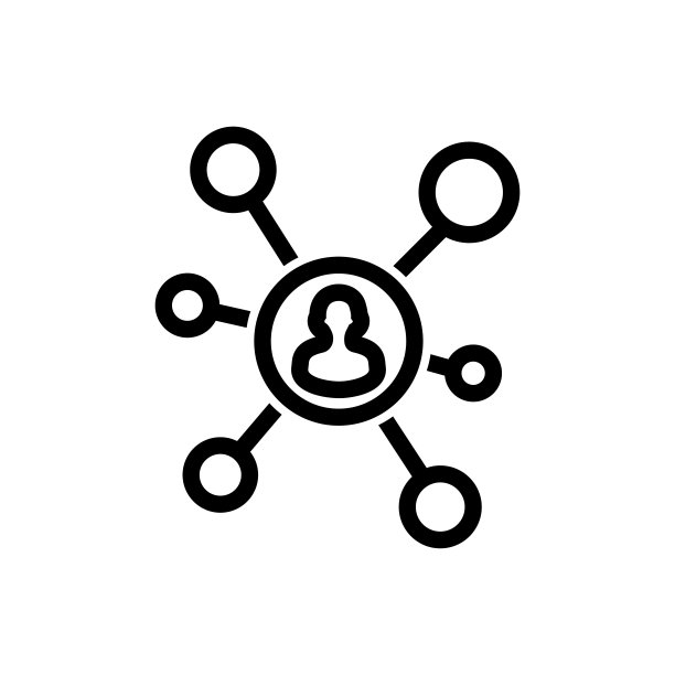 社交网络股票插图。连接，计算机网络，社交媒体或通信矢量图标股票插图图片下载