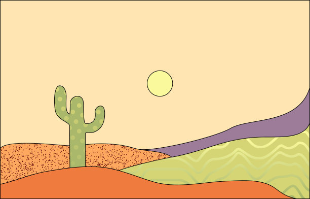 仙人掌的最小景观图片下载
