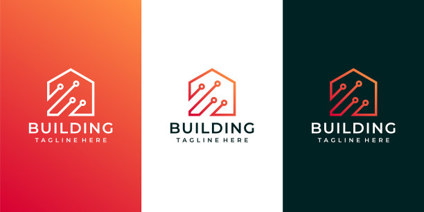 建筑房地产技术梯度设计图片下载