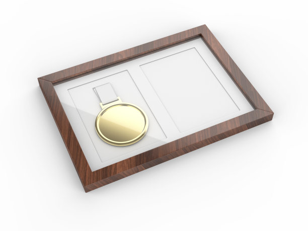 单奖章和图片显示阴影盒的情况下，模拟模板。图片下载