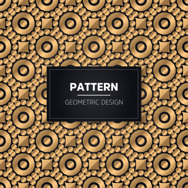 曼陀罗黄金无缝花纹豪华图片下载