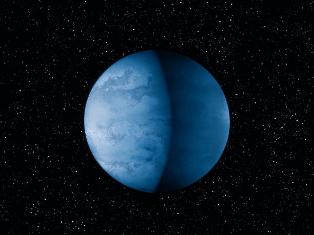 来自外太空的神秘星球。图片下载