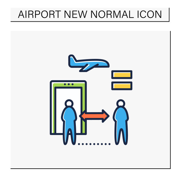检查点之间的距离颜色图标图片下载