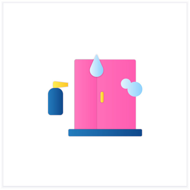 窗口清洁平面图标图片下载