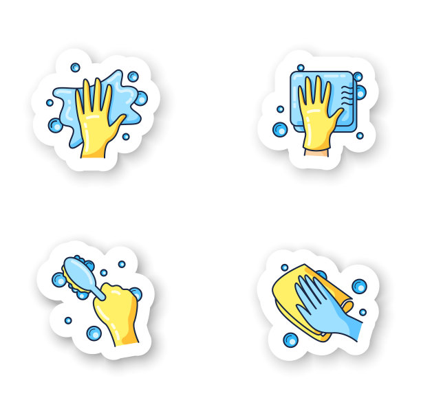 表面擦拭贴纸图片下载