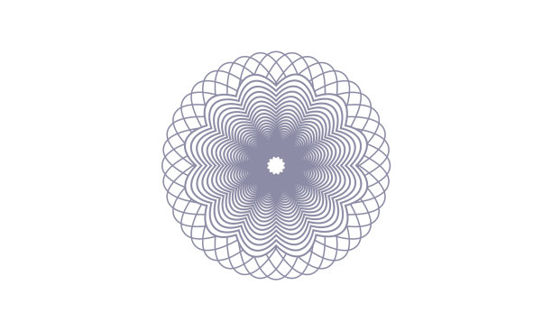 抽象线性货币风格的玫瑰图案图片下载