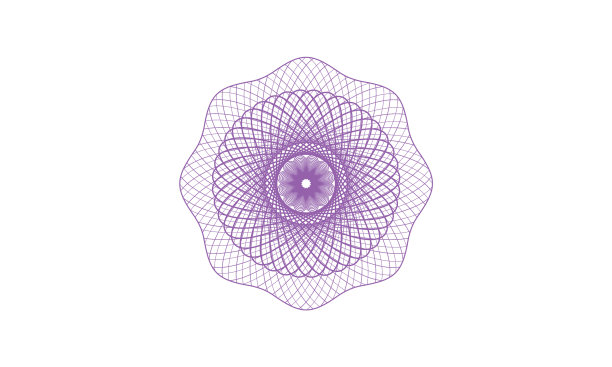 抽象线性货币风格的玫瑰图案图片下载