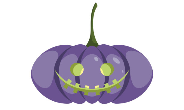 椭圆形的南瓜脸图片下载