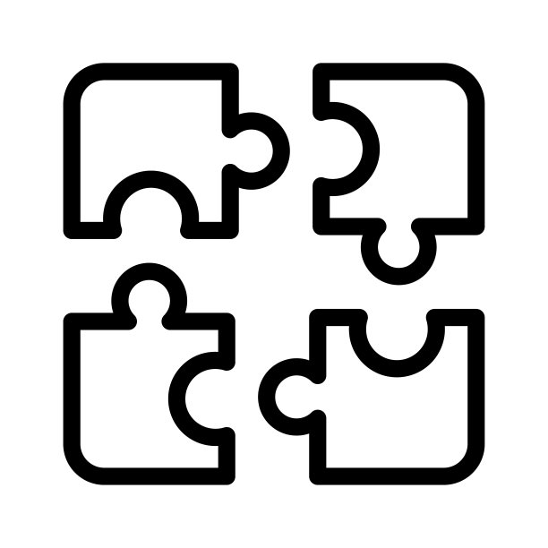 合作拼图图标图片下载