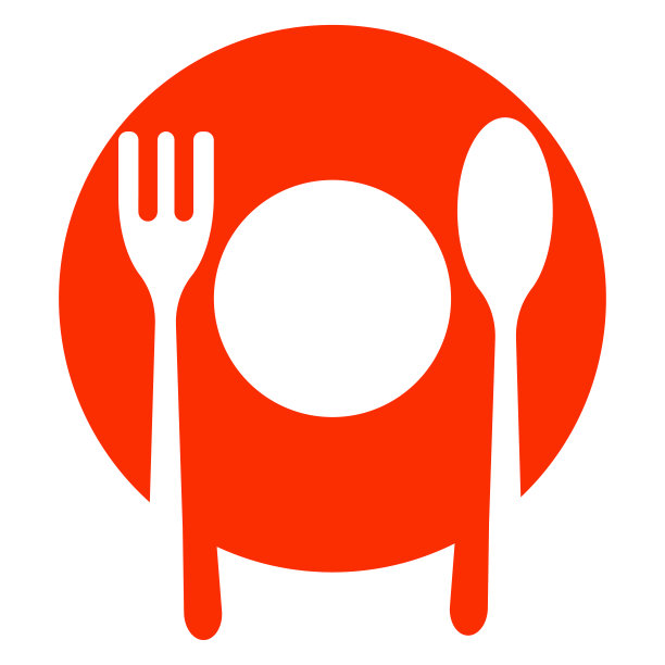 初始食品设备简单图标设计矢量隔离图片下载