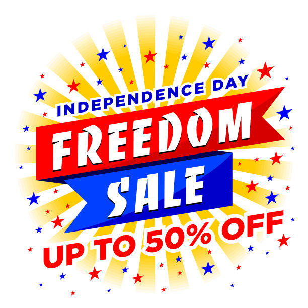美国独立日销售图片下载