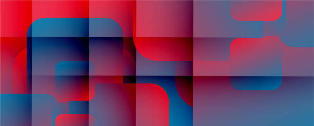 正方形形状构成几何抽象图片下载