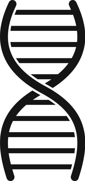 纳米技术DNA图标简约风格图片下载