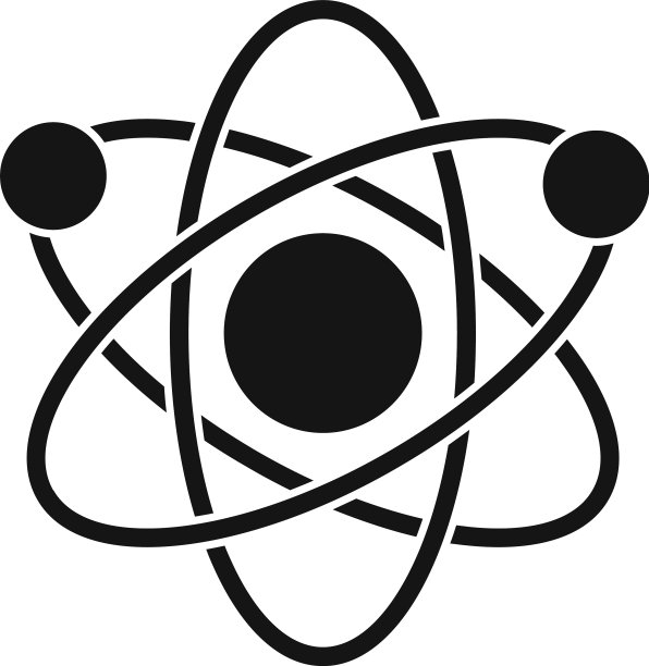 纳米技术原子图标简约风格图片下载