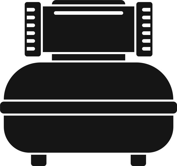空气压缩机设备图标简约风格图片下载