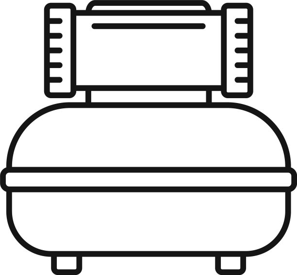 汽车空气压缩机轮廓图标图片下载