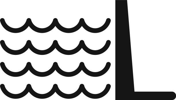 水能源图标简约风格图片下载