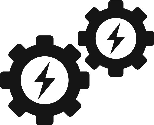 齿轮能源图标风格简单图片下载