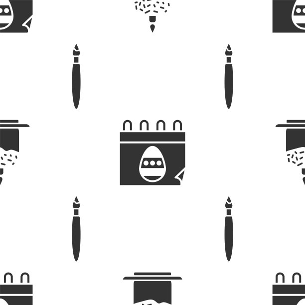 用复活节来设定复活节蛋糕和蜡烛日历图片下载