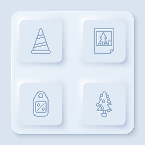 设行派对帽圣诞明信片价格标签图片下载