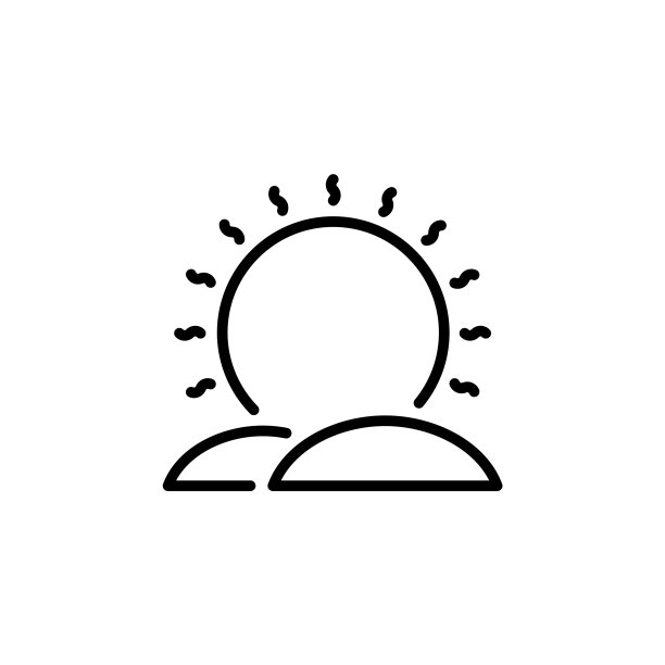 logotype中的日出图标图片下载