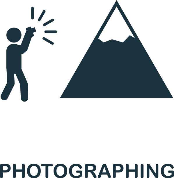 摄影图标创意元素设计来自图片下载