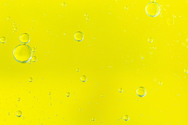 宏观黄色气泡，金黄色气泡油，抽象背景图片下载