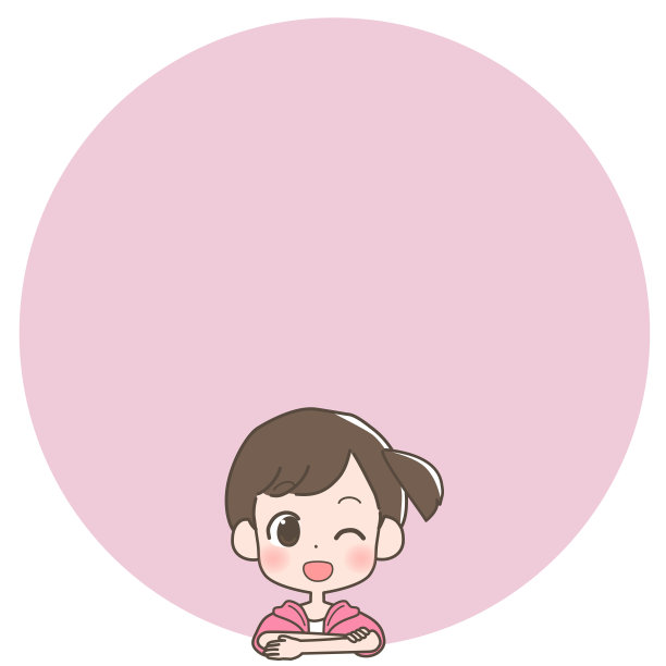 插图微笑的女孩和框架图片下载