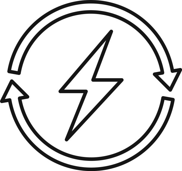 可回收能源图标轮廓样式图片下载