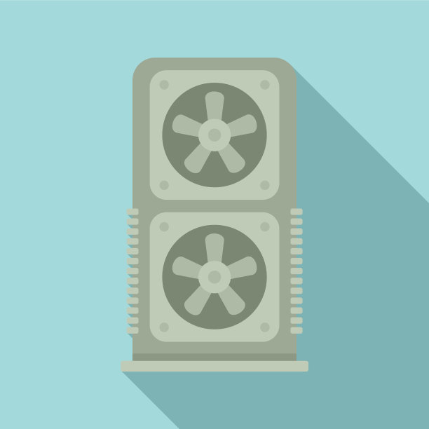 通风设备图标平式图片下载