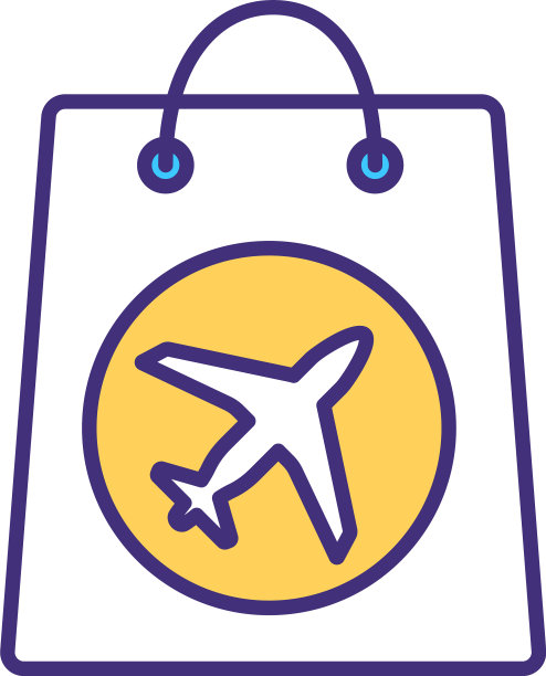 包装手提包RGB颜色图标图片下载