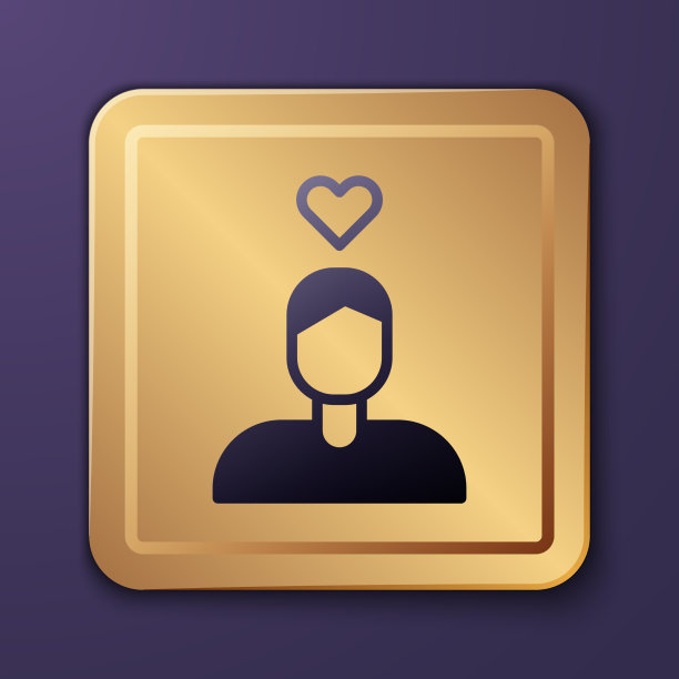 紫色浪漫的男人偶像孤立在紫色图片下载