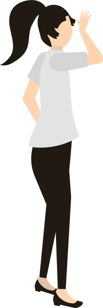 女人后视图图片下载