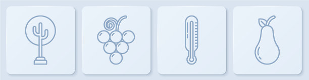 设行树气象学温度计葡萄图片下载