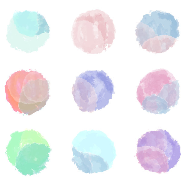 设置彩虹水彩圈图片下载