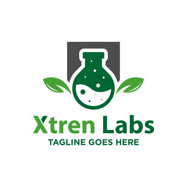 现代自然生物实验室标志图片下载