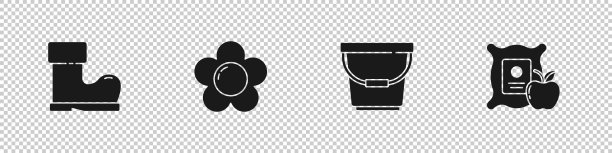 设置水橡胶靴花桶和图片下载