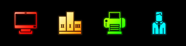 将电脑显示器上的奖项设置在领奖台上图片下载