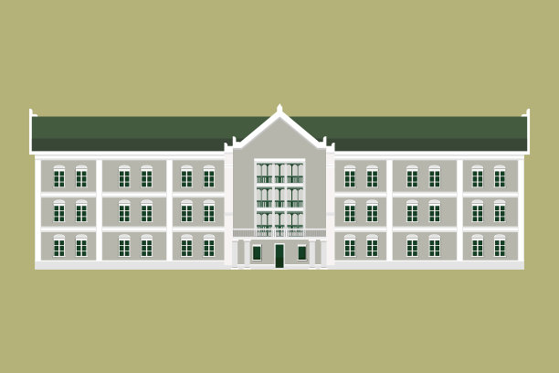 泰国政府大楼的街道单位图片下载