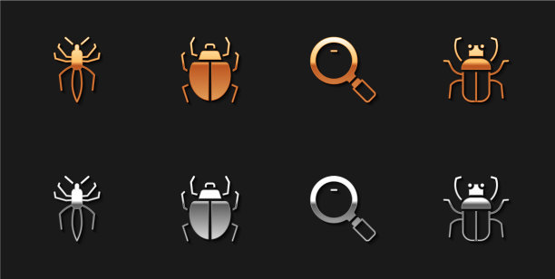 设置蜘蛛螨放大镜和臭虫图片下载