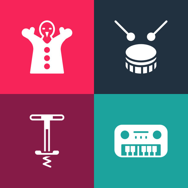 设置流行艺术玩具钢琴弹跳棒玩具图片下载