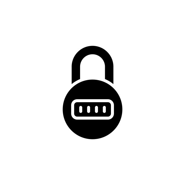 logotype中的房屋锁图标图片下载