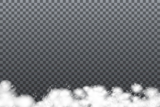 将沐浴泡沫与洗发水泡沫，肥皂。图片下载