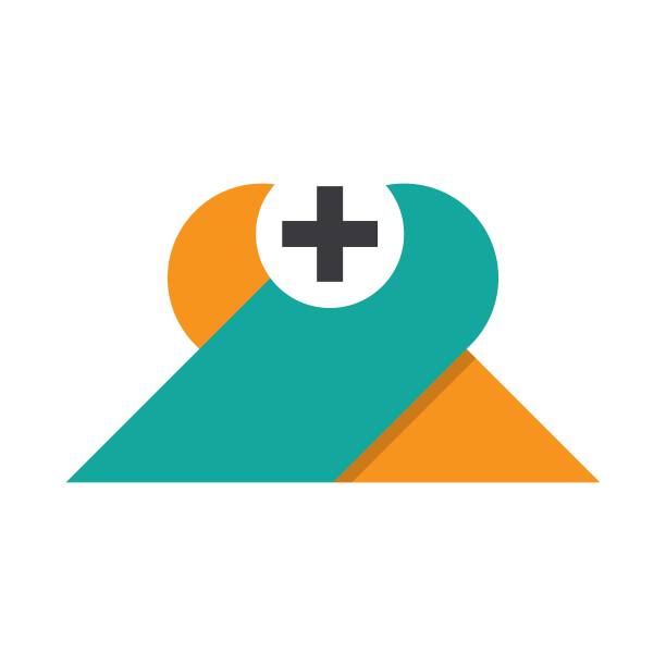 医学交叉矢量图标图片下载